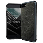 Чехол X-doria Defense Lux для Apple iPhone 8 (Crystal Black, маталлический)