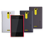 Чехол Nillkin Hard case для Nokia Asha 502 (белый, пластиковый)