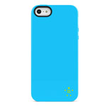 Чехол Belkin Grip Neon Glo для Apple iPhone 5/5S (голубой, гелевый)