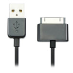 USB-кабель Yotrix ProSync универсальный (30-pin, 1.5 метра, черный)