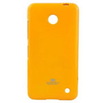 Чехол Mercury Goospery Jelly Case для Nokia Lumia 630 (оранжевый, гелевый)