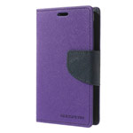 Чехол Mercury Goospery Fancy Diary Case для Nokia X (фиолетовый, кожаный)