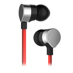 Наушники Wallytech Metal Earphone WHF-125 (серый/красный, пульт/микрофон, 20-20000 Гц, 8.0 мм)