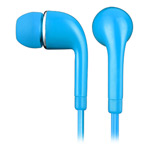 Наушники Wallytech Stereo In-Ear Earphone WHF-126 (голубые, пульт/микрофон, 20-20000 Гц, 10 мм)