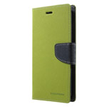 Чехол Mercury Goospery Fancy Diary Case для Nokia X2 (зеленый, винилискожа)