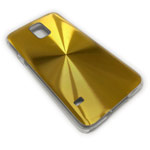 Чехол Yotrix MetalCase Round для Samsung Galaxy S5 SM-G900 (золотистый, алюминиевый)
