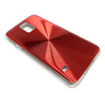 Чехол Yotrix MetalCase Round для Samsung Galaxy S5 SM-G900 (красный, алюминиевый)