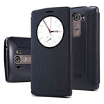 Чехол Nillkin Sparkle Leather Case для LG G4 mini H736 (темно-серый, винилискожа)