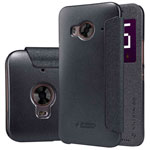 Чехол Nillkin Sparkle Leather Case для HTC One Me M9e (темно-серый, винилискожа)