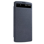 Чехол Nillkin Sparkle Leather Case для LG V10 (темно-серый, винилискожа)