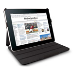 Чехол Yotrix FlipCase для Apple iPad 2/new iPad (кожанный, черный)
