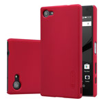 Чехол Nillkin Hard case для Sony Xperia Z5 compact (красный, пластиковый)