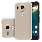 Чехол Nillkin Hard case для LG Nexus 5X (золотистый, пластиковый)