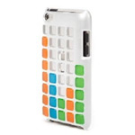 Чехол X-doria Cubit Case для Apple iPod touch (4-th gen) (белый/мозайка)