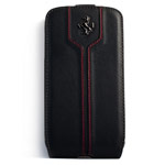 Чехол Ferrari Montecarlo Flapcase для Samsung Galaxy S4 i9500 (черный, кожаный)