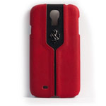 Чехол Ferrari Montecarlo Hardcase для Samsung Galaxy S4 i9500 (красный, кожаный)