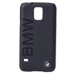 Чехол BMW Real Leather Hardcase для Samsung Galaxy S5 SM-G900 (черный, кожаный)