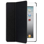 Чехол Ozaki iCoat Notebook для Apple new iPad/iPad 2 (черный, кожанный)