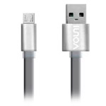 USB-кабель Vouni Vivan Cable универсальный (microUSB, 1 метр, серый)