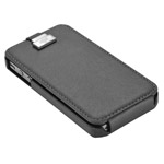 Чехол X-doria Dash Flip case для Apple iPhone 4/4S (серый, кожанный)