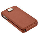 Чехол X-doria Dash Flip case для Apple iPhone 4/4S (коричневый, кожанный)