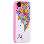 Чехол X-doria Dream Works Case для Apple iPhone 4/4S (с рисунком, Heaven Bird)