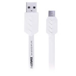 USB-кабель Remax Fishbone Data Cable (microUSB, 1 м, плоский, белый)