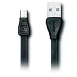 USB-кабель Remax Martin Data Cable (microUSB, 1 м, плоский, черный)