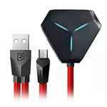 USB-хаб Remax Aliens 3 USB HUB+OTG универсальный (microUSB, OTG, 3 USB-порта, черный)