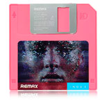 Внешняя батарея Remax Floppy Disk series универсальная (5000 mAh, розовая)