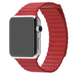 Ремешок для часов Synapse Leather Loop для Apple Watch (38 мм, красный, кожаный)