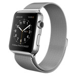 Ремешок для часов Synapse Milanese Loop для Apple Watch (38/40/41 мм, серебристый, стальной)