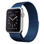 Ремешок для часов Synapse Milanese Loop для Apple Watch (38/40/41 мм, синий, стальной)