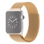 Ремешок для часов Synapse Milanese Loop для Apple Watch (38/40/41 мм, золотистый, стальной)