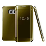 Чехол Yotrix FlipWallet case для Samsung Galaxy S6 edge SM-G925 (золотистый, пластиковый)