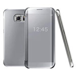 Чехол Yotrix FlipWallet case для Samsung Galaxy S6 edge plus SM-G928 (серебристый, пластиковый)