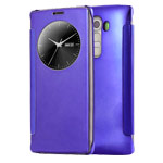 Чехол Yotrix FlipWallet case для LG G4 F500 (фиолетовый, пластиковый)