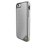 Чехол X-doria Defense Lux для Apple iPhone 6S plus (Silver Carbon, маталлический)