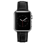 Ремешок для часов Synapse Croco Band для Apple Watch (38 мм, черный, кожаный)