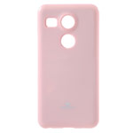 Чехол Mercury Goospery Jelly Case для LG Nexus 5X (розовый, гелевый)