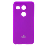 Чехол Mercury Goospery Jelly Case для LG Nexus 5X (фиолетовый, гелевый)