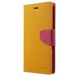 Чехол Mercury Goospery Fancy Diary Case для Asus ZenFone 2 ZE550ML (желтый, винилискожа)