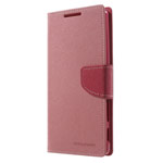 Чехол Mercury Goospery Fancy Diary Case для Sony Xperia Z5 premium (розовый, винилискожа)