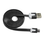 USB-кабель Synapse Flat Cable (черный, 1 м, microUSB)