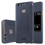 Чехол Nillkin Sparkle Leather Case для Huawei P9 (темно-серый, винилискожа)
