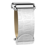 Ремешок для часов X-Doria Band Lux Croc для Apple Watch (38 мм, белый, кожаный)