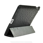 Чехол Discovery Buy Vibrant Collection для Apple iPad 2/New iPad (черный, кожанный)