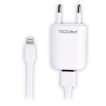 Зарядное устройство Remax Proda USB Charger универсальное (сетевое, 2xUSB, 2.1A, Lightning, белое)
