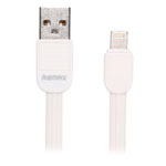 USB-кабель Remax Puff Cable (Lightning, 1 м, плоский, белый)