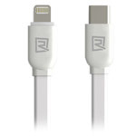 USB-кабель Remax Data Cable (USB Type C, Lightning, 1 м, плоский, белый)